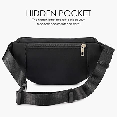 Women Men Fashion Fanny Pack / Waterproof Waist Bag For Travel Running Walking Hiking