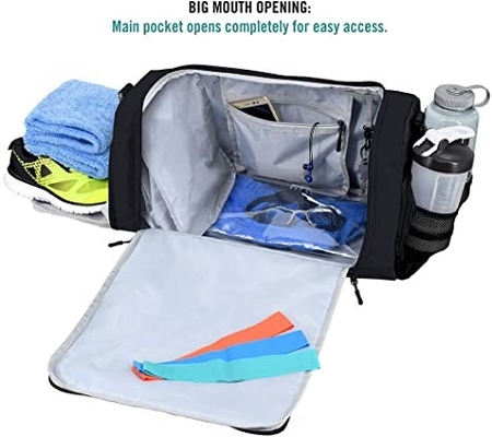 Mens Crowdsource Sports Duffle Bags 10 Optimal Compartments