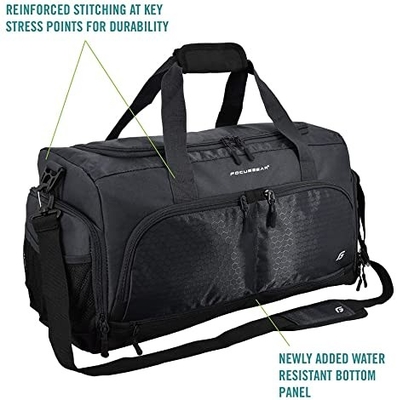Mens Crowdsource Sports Duffle Bags 10 Optimal Compartments