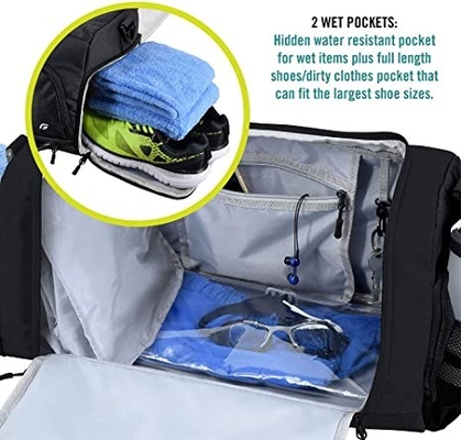 Mens Crowdsource Sports Duffle Bags 10 Optimal Compartments