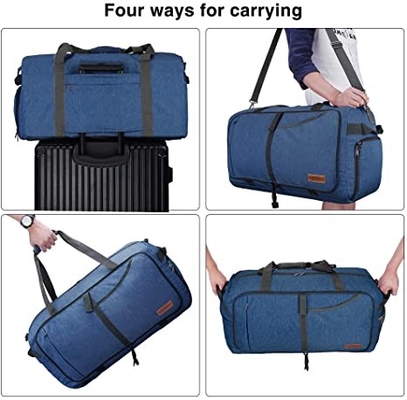 65l Travel Duffel Foldable Weekender Bag For Men Women WaterProof Tear Resistant
