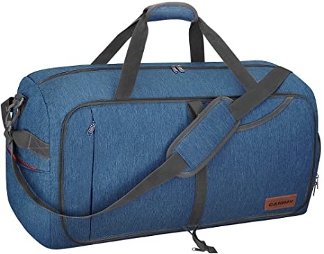 65l Travel Duffel Foldable Weekender Bag For Men Women WaterProof Tear Resistant