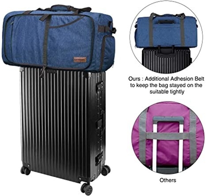 65l Travel Duffel Foldable Weekender Bag For Men Women WaterProof Tear Resistant