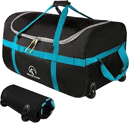 Foldable Duffle Bag With Wheels 85l 120l 140l 1680d Oxford Collapsible