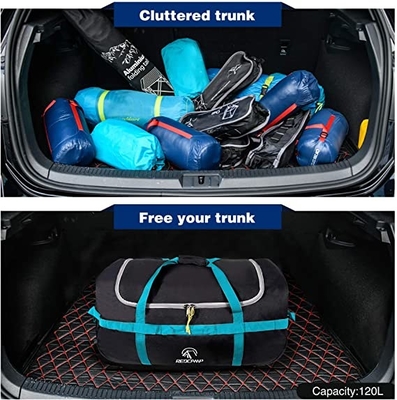 Foldable Duffle Bag With Wheels 85l 120l 140l 1680d Oxford Collapsible