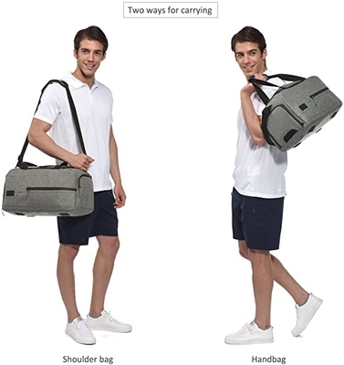 Weekender Sports Duffle Bags Water Resistant With Shoe Compartment