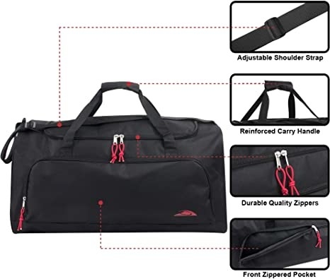 55Liter 24 Inch Lightweight Canvas Duffle Bags For Men Women