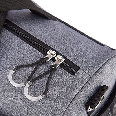 Oxford Polyester Gym Sports Duffle Bags With Wet Pocket