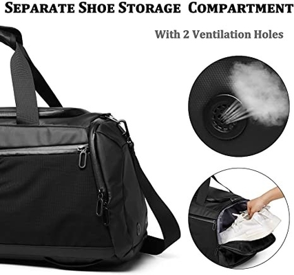 Waterproof Sports Duffle Bags Travel Weekender Overnight Bag With Shoe Compartment