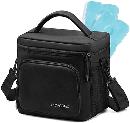 Oxford Insulated Cooler Bags For Men With 2 Reusable Cooler Bag Ice Packs