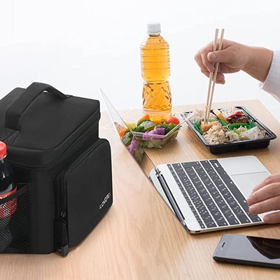 Oxford Insulated Cooler Bags For Men With 2 Reusable Cooler Bag Ice Packs