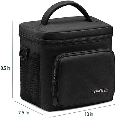 Oxford Insulated Cooler Bags For Men With 2 Reusable Cooler Bag Ice Packs
