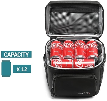 Oxford Insulated Cooler Bags For Men With 2 Reusable Cooler Bag Ice Packs