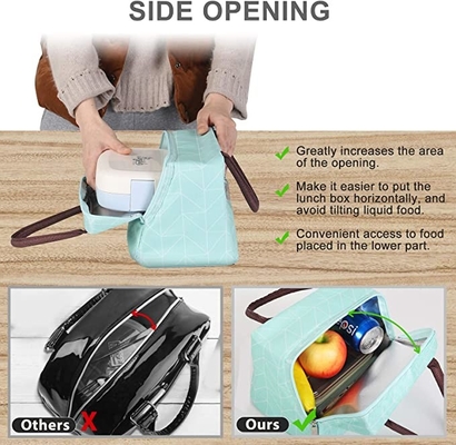 Oxford Insulated Tote Bag Resuable Shopping Bag Waterproof For Women Men