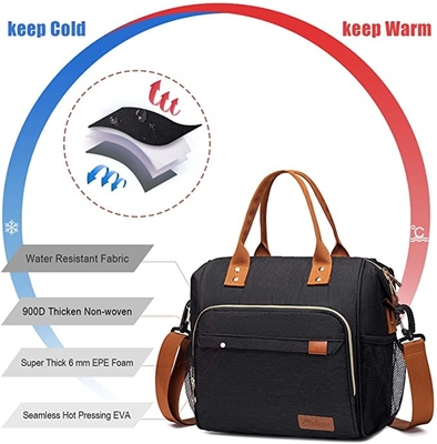Portable Insulated Cooler Bags Freezable Reusable Cooler Shopping Bags For School Picnic Beach