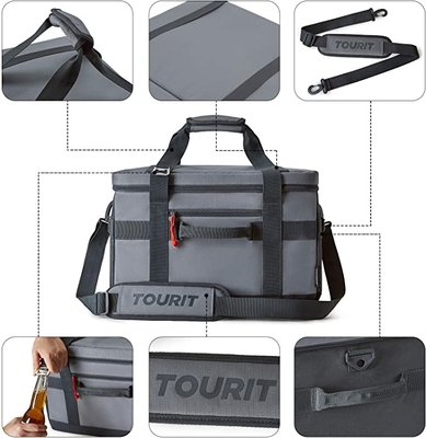 48 Can Insulated Cooler Bags 32l Large Collapsible Lunch Coolers For Picnic Beach