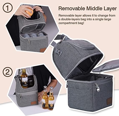 Detachable Insulated Baby Bottle Bag MultiFunction Breastmilk Cooler Bag