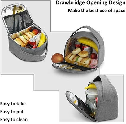 Polyester Lining Insulated Beach Tote Cooler Bag Heavy Duty Insulated Grocery Bags