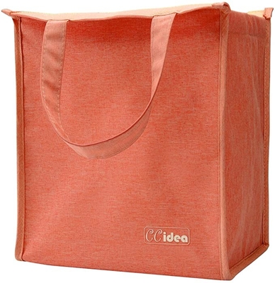 Canvas Soft Sided Collapsible Cooler Waterproof Insulated Adult Lunch Tote Bag