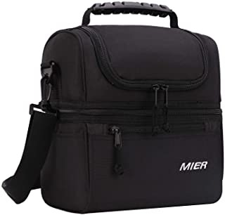 Double Layer Insulated Cooler Bags Adult Lunch Portable Soft Sided Coolers Tote