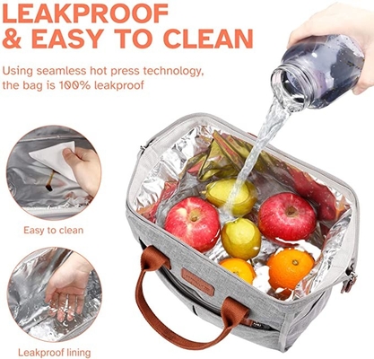 Insulated Soft Sided Lunch Cooler Tote Bags Reusable Lunch Containers