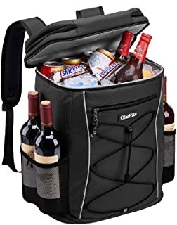 Reflective Strip Insulated Cooler Bags Waterproof 30 Can Soft Sided Cooler