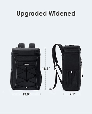 Reflective Strip Insulated Cooler Bags Waterproof 30 Can Soft Sided Cooler