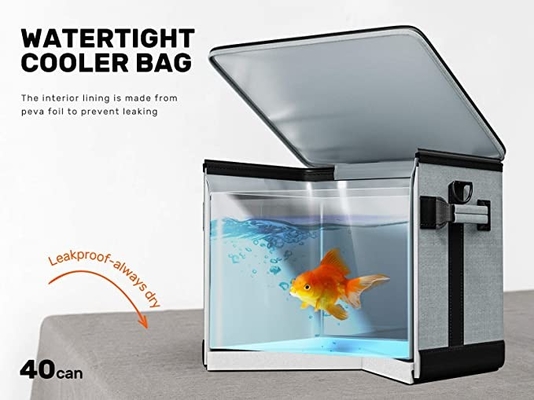 Leakproof Collapsible Insulated Cooler Bags Lunch Box For Camping Picnic Bbq