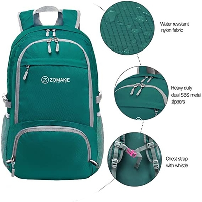 30l Packable Hiking Backpack Water Resistant Lightweight Foldable
