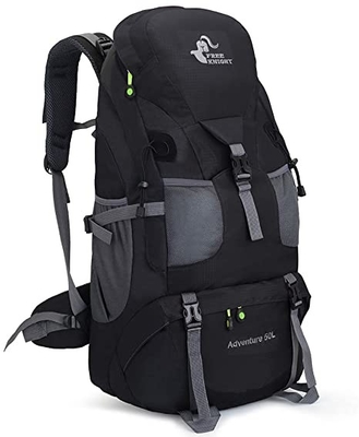 50l Lightweight Water Resistant Hiking Backpack For Climbing Camping Touring