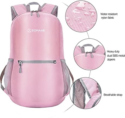 ODM Outdoor Hiking Backpack Water Resistant 20l Packable Backpack Foldable
