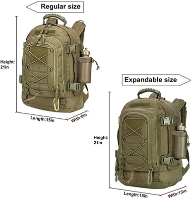 Expandable 60l Tactical Military Camping Backpack Oxford Material