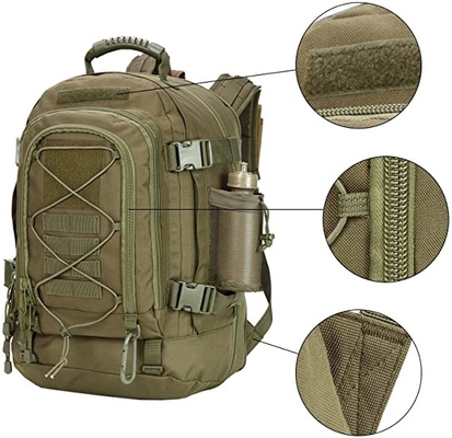 Expandable 60l Tactical Military Camping Backpack Oxford Material