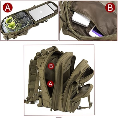 ODM Military Tactical Backpack LHiking Rucksack 30l Bug Out Bag