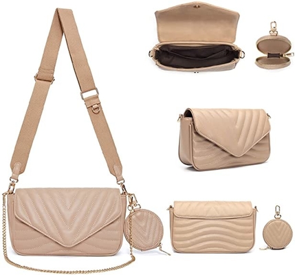 Stylish Designer Small Quilted Crossbody Bag For Women