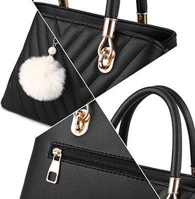 Leather Fashion Pu Womens Luxury Handbag Top Handle Satchel