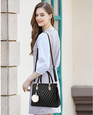 Leather Fashion Pu Womens Luxury Handbag Top Handle Satchel